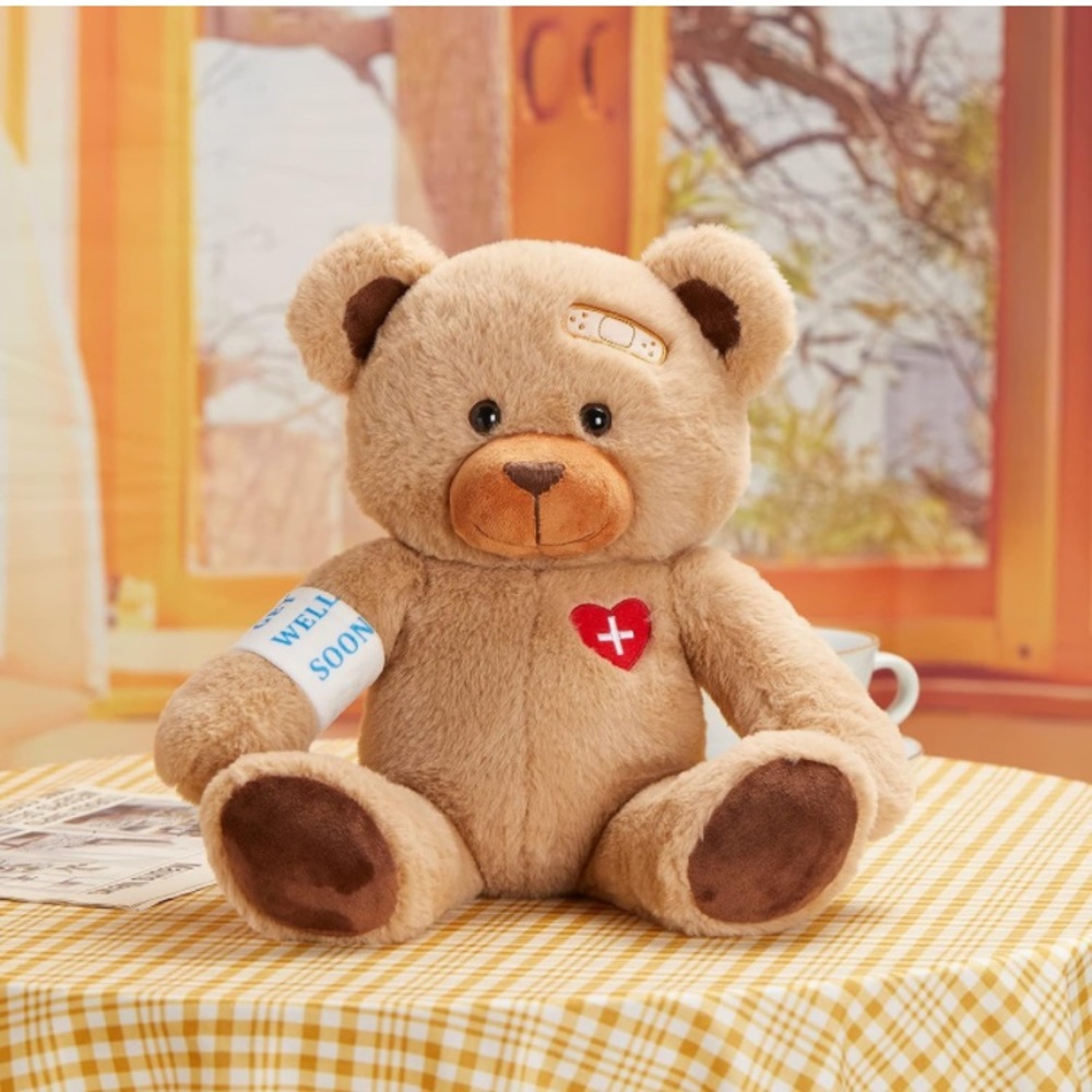 NWT 12 “ Get Well Teddy Bear - Picture 3 of 7